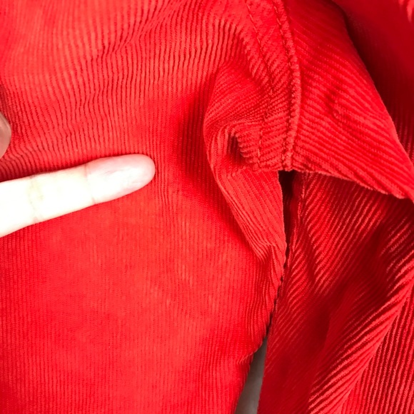 Gap Orange Red Premium Skinny Cords Pants 10 *Read - Picture 5 of 8